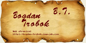 Bogdan Trobok vizit kartica